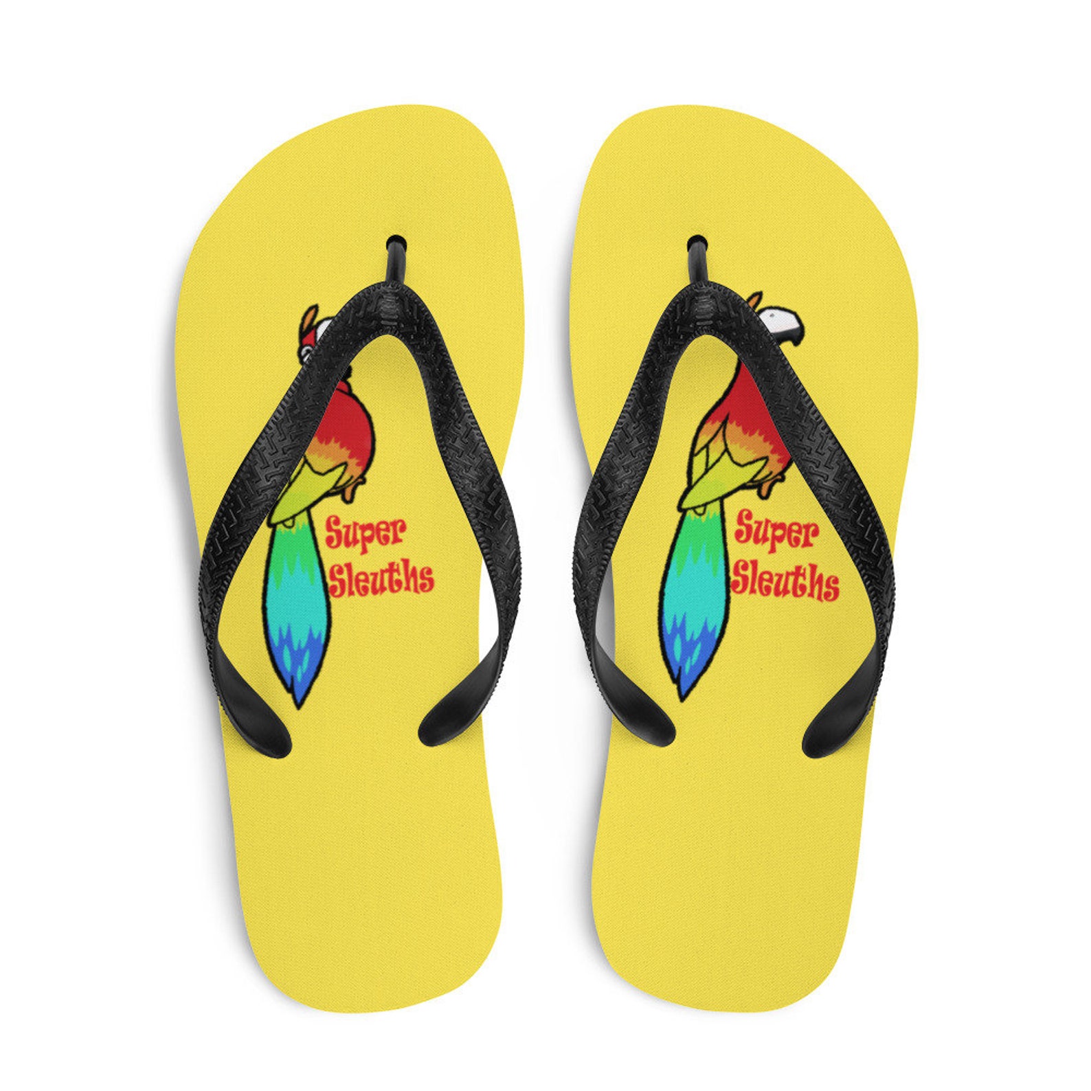 Super Sleuths Story Club Sandlandia flip flops