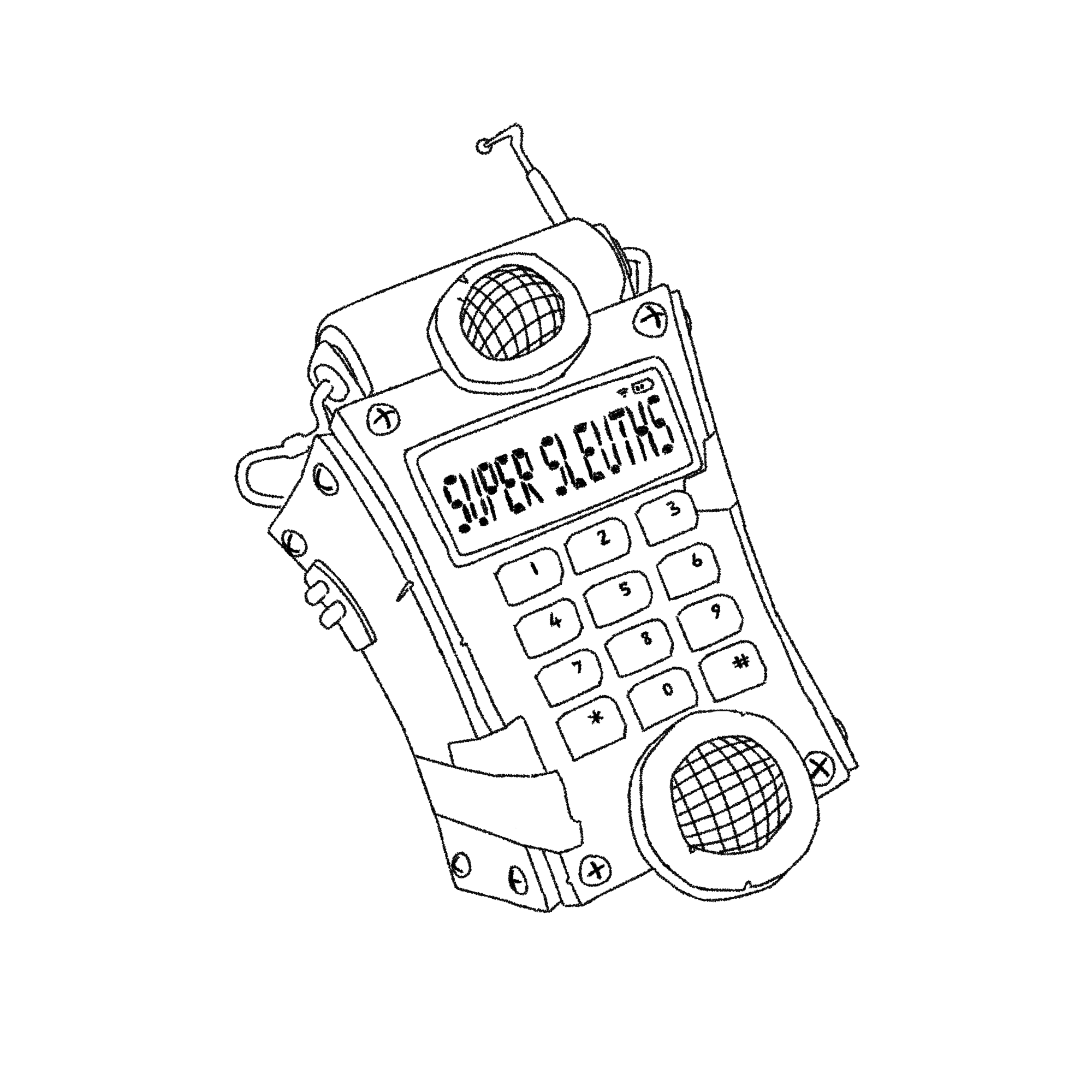 Super Sleuths colouring in sheets